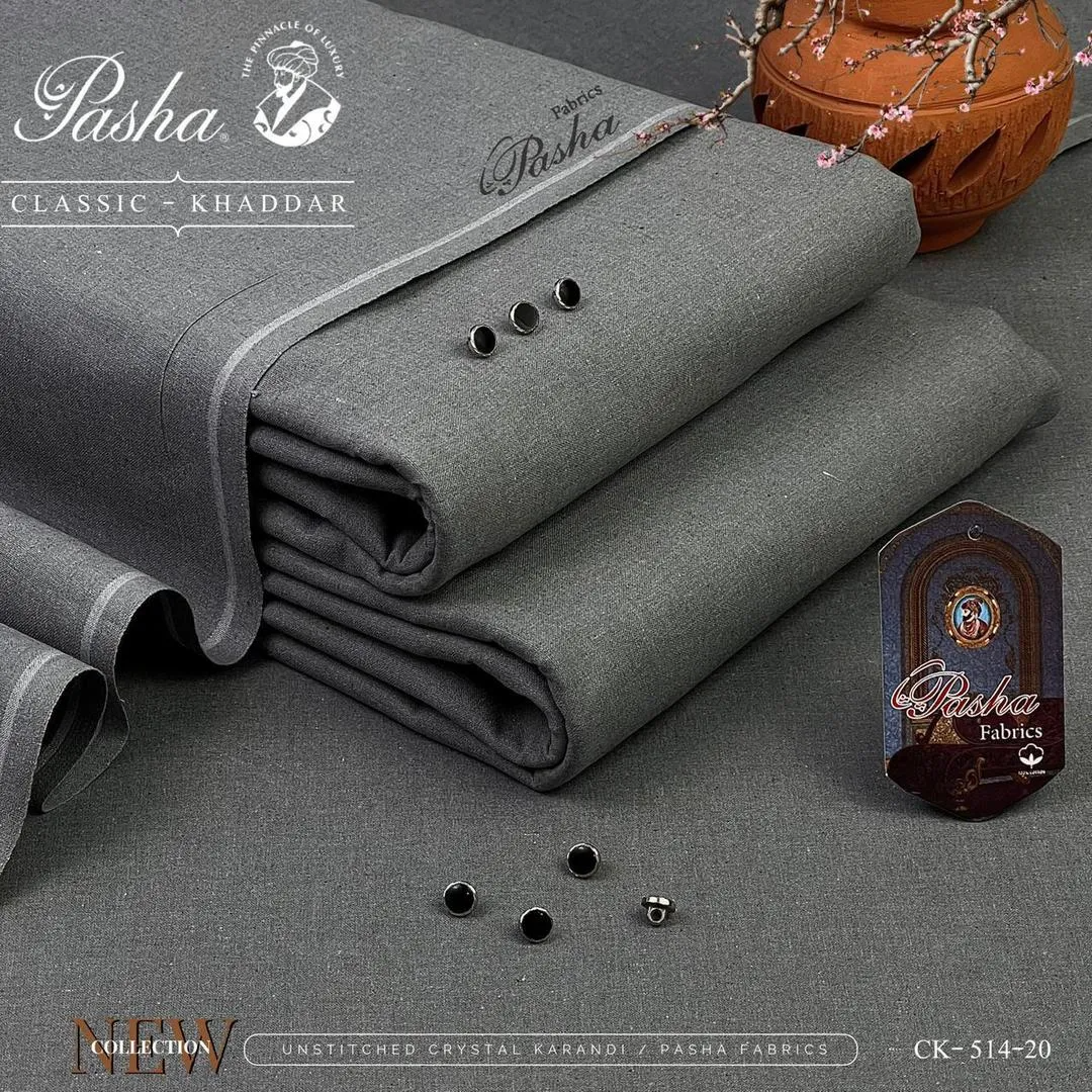 Men’s Unstitched Khaddar Plain Suit