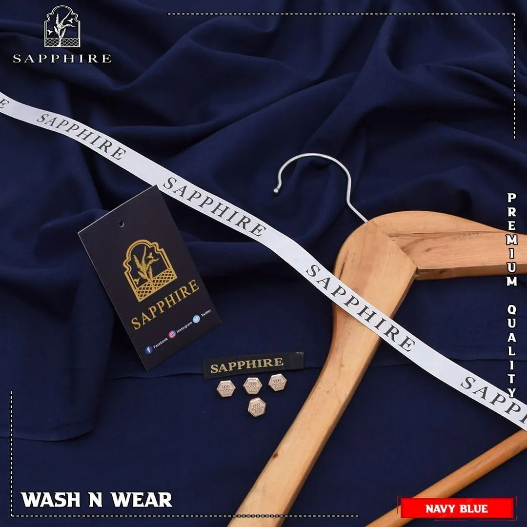 Men’s Unstitched Wash And Wear Plain Suit