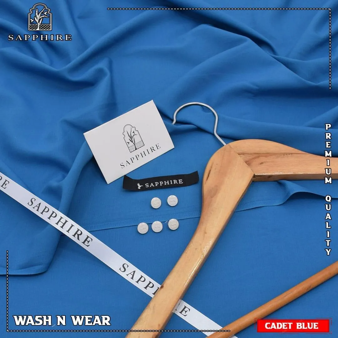 Men’s Unstitched Wash And Wear Plain Suit