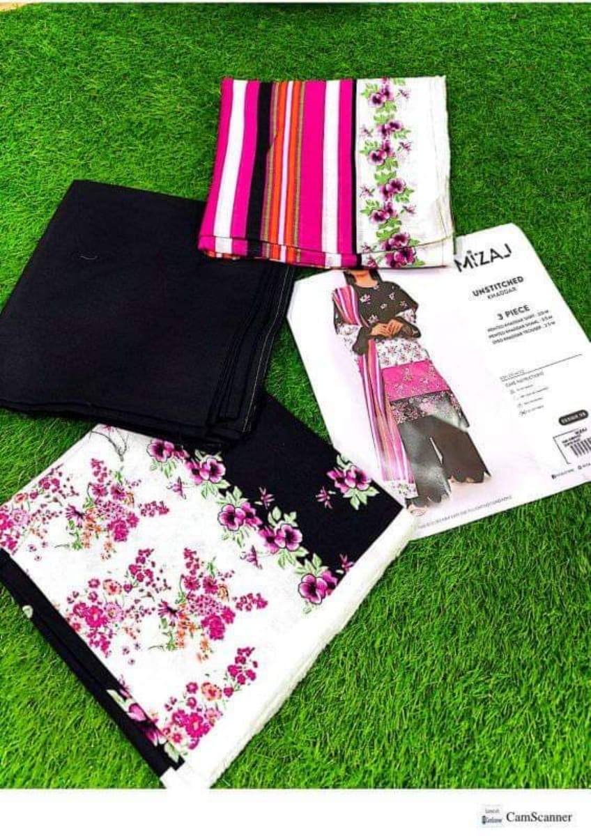 3 Pieces Khaddar unstitched