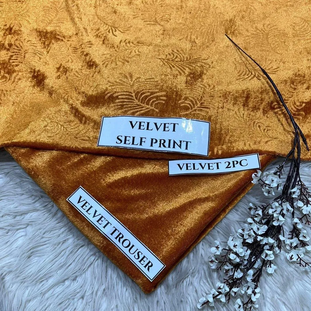 2 Pcs Women's Unstitched Printed Suit