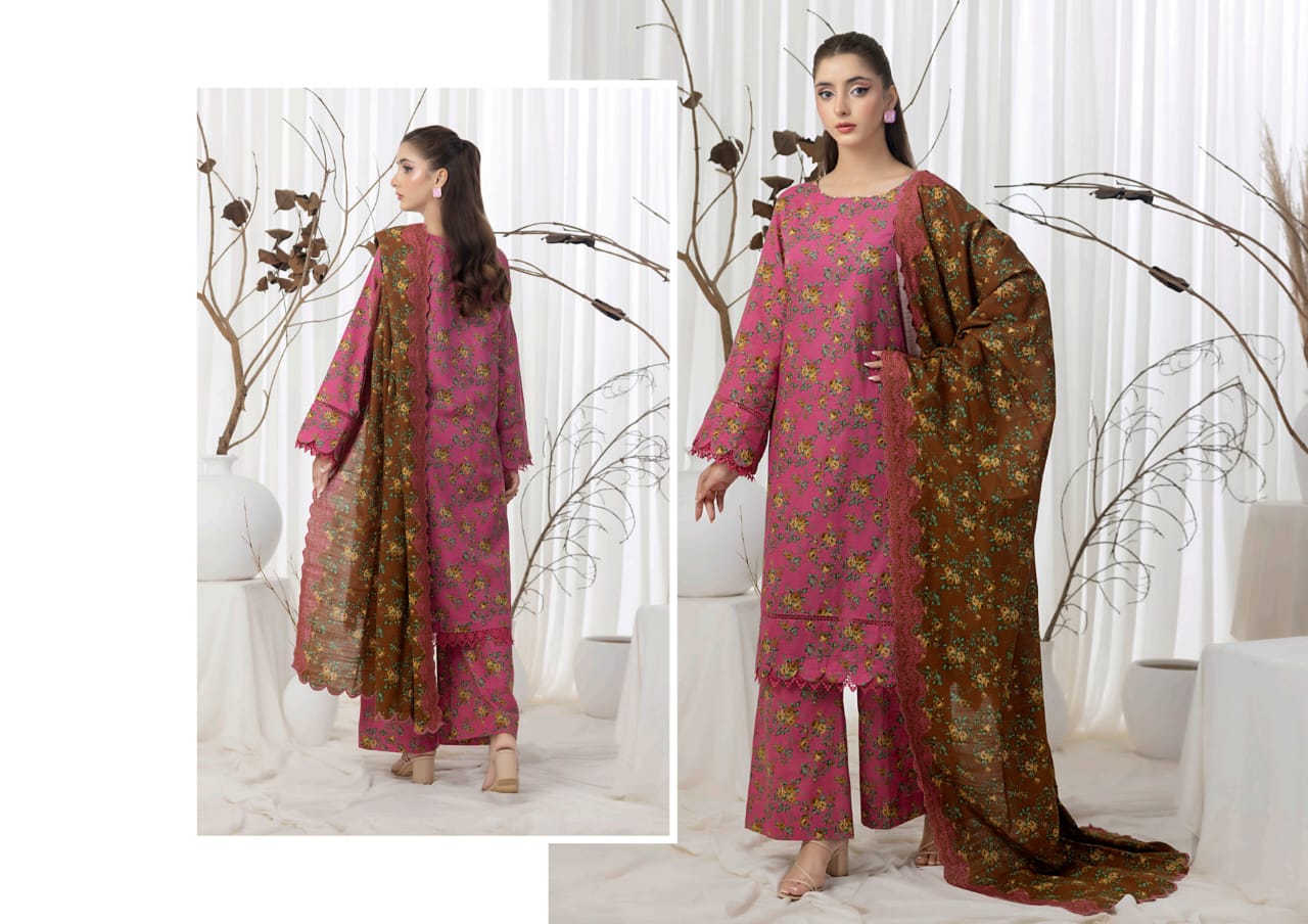 3 Pieces Khaddar unstitched