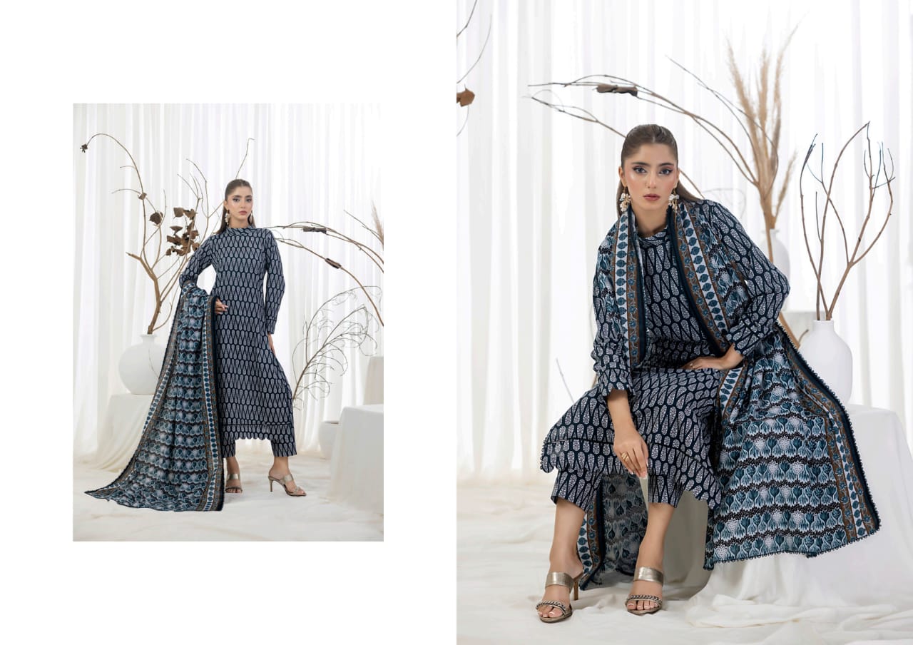 3 Pieces Khaddar unstitched