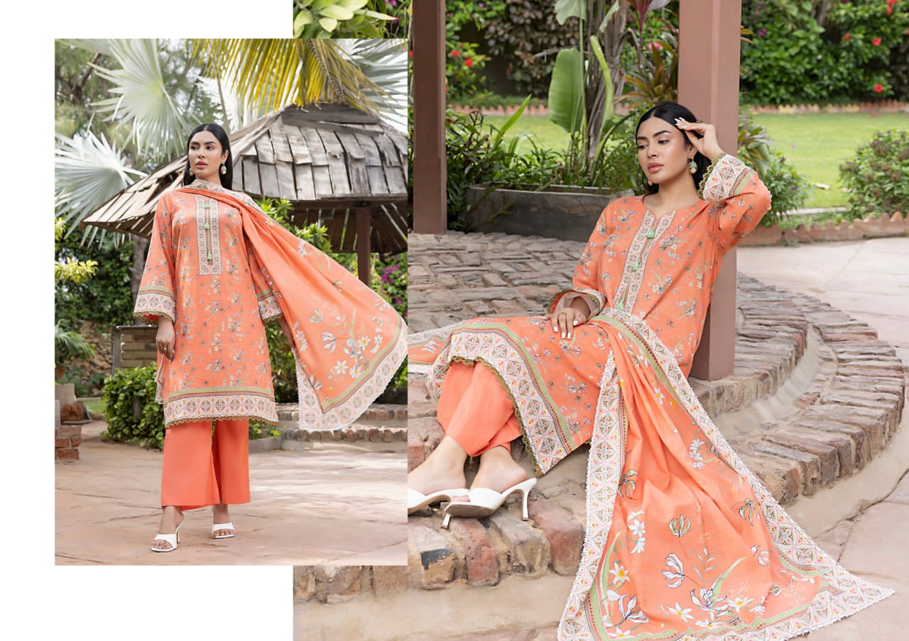3 Pieces Khaddar unstitched