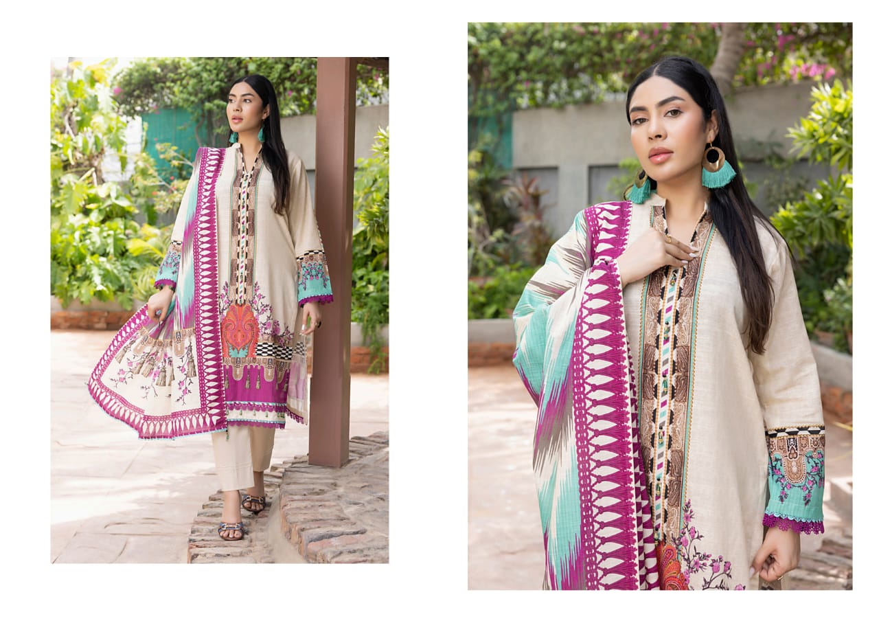 3 Pieces Khaddar unstitched