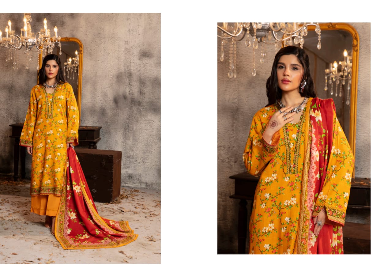 3 Pieces Khaddar unstitched