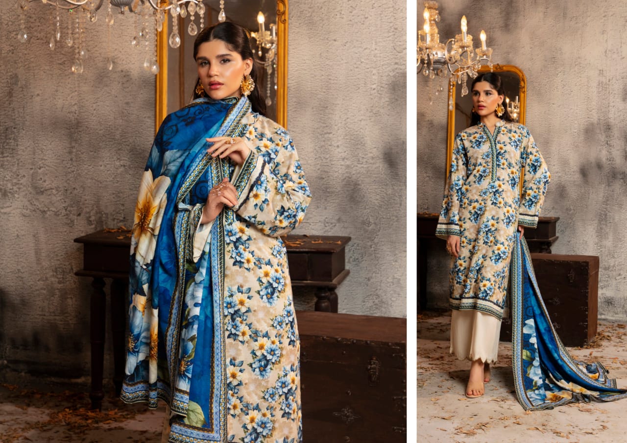 3 Pieces Khaddar unstitched