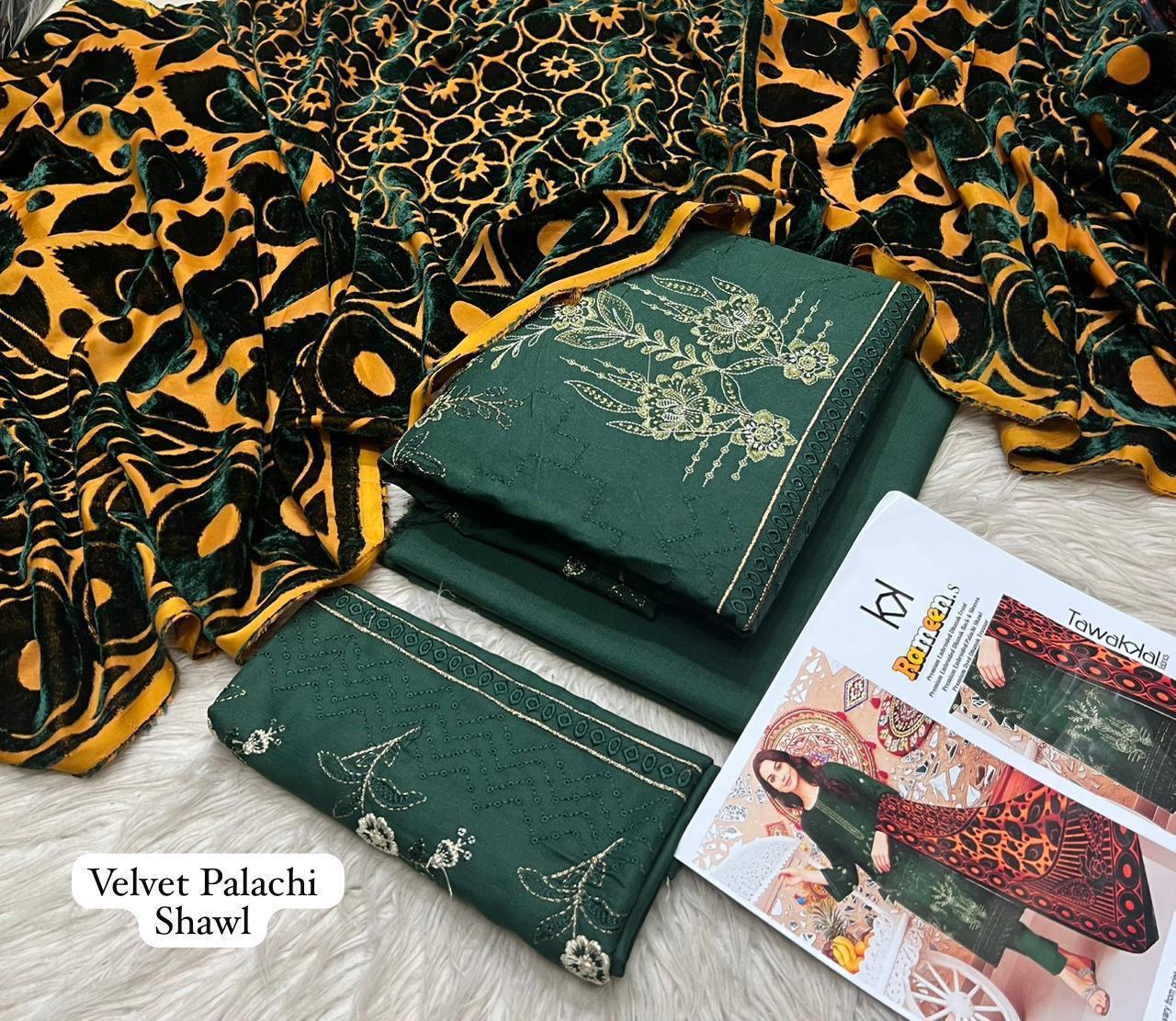 Tawakal 3pcs Emroidery Fancy