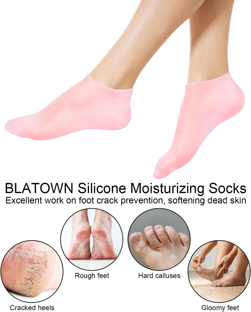 Silicon Moisturing Gel Socks